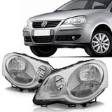 Farol polo cromado 2007 2008 2009 2010 2011 2012 - Volkswagen