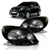 Farol Sandero 2011 A 2014 Mascara Negra - Depo