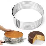 Fatiador Regulavel de Tortas e Bolos em Aco Inox Prana