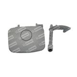 Fecho porta luvas cinza sem chave gol parati g2 saveiro g2 com tirante e mola claro - Universal automotive