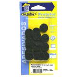 Feltro sintético circular 2cm com 20 peças 4320 preto Talentos