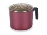 Fervedor 14cm 1 8l paris vermelho aluminio com revestimento antiaderente tramontina