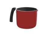 Fervedor 14cm 1,9l monaco vermelho aluminio com revestimento antiaderente e silicone tramontina