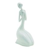 Figura de resina branca - Btc decor