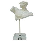 Figura decorativa de resina 19cm x 9,5cm x 30,5cm - Btc decor