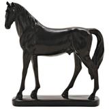 Figura decorativa de resina cavalo - Btc decor
