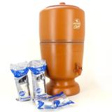 Filtro de Água Classic São João 2 Velas Tripla Ação 8 Litros e Boia