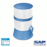Filtro de Água Compacto com Vela Cerâmica Azul Sap Filtros