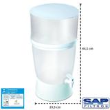 Filtro de Água de Plástico Branco Seleto 10 Litros Sap Filtros