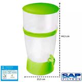 Filtro de Água de Plástico Seleto Verde 10 Litros Sap Filtros