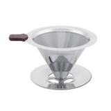 Filtro de Café Aço Coador Inox Reutilizável Permanente Ecológico Pequeno - Mundo thata