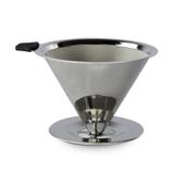 Filtro de Café Aço Coador Inox Reutilizável Permanente Ecológico - Thata esportes