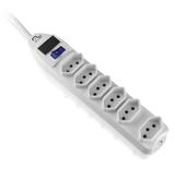 Filtro de Linha 6 Tomadas Branco Multilaser - WI222