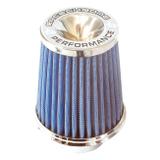 Filtro Esportivo Cônico Azul 62/70mm p/ Turbo - Race chrome