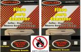 Filtro Exaustor Depurador De 4 A 6 Bocas 02 Unidades - branco - Oriplast