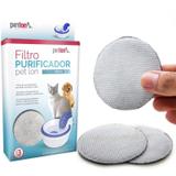 Filtro Fonte Bebedouro Petlon Gatos Cães Refil 3 Unidades