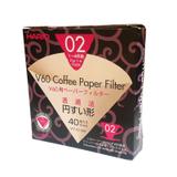 Filtro Natural para Coador Hario V60-02 - 40 Unidades