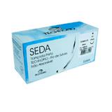 Fio Agulhado para Sutura Seda Preta 3/8 17mm (Odontológico) Technofio
