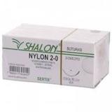 Fio De Sutura Nylon 2-0 Com Agulha 2,0cm - Shalon - Supermedy