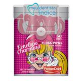 Fio dental com haste penelope charmosa - Powerdent