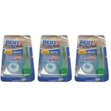 Fiodent Dentlimp Fio Dental 50m + Escova Dental P/ Viagem Macia (Kit C/03)