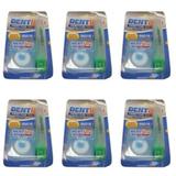 Fiodent Dentlimp Fio Dental 50m + Escova Dental P/ Viagem Macia (Kit C/06)