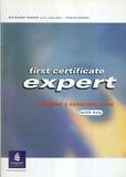 First certificate expert sb/resource with key - Pearson (importado)