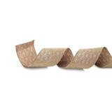 Fita De Juta C\ Estampa Corda De Glitter - Larg. 6,30cm x Compr. 9,14 metros - Cromus: 1717329