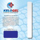 Fita em gel de silicone para cicatriz 3x70cm ( 2 fitas de 35cm ) kelogel