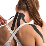 Fita Kinesio Muscle Fix 5x25cm Pré Cortada Preta - Atrio Multilaser - HC137