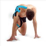 Fita Knésio Muscle Fix 5x25cm Pré Cortada Preta - Multilaser