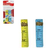 Fita Metrica 1,5M Kit Com 2 Pecas Na Cartela - Wellmix