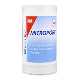 Fita Micropore Branca 100mmx10m 3m
