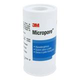 Fita Microporosa 100mm x 10m Branca - 3M - 3m do brasil ltda
