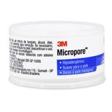 Fita Microporosa 25mmx10m Branca - 3M - 3m do brasil ltda