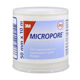 Fita Microporosa 50mmx10m Branca - 3M - 3m do brasil ltda