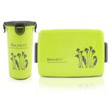 (FITNESS) Kit de 2 Peças Pote Marmita (1000ml) e Copo (400ml) - Jacki design