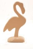 Flamingo em Cerâmica 28cm Salmão - Cerâmica érica
