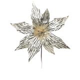 Flor Cabo Curto Ouro C\ Glitter - Cromus: 1712288