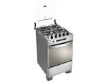 Fogão 4 Bocas Brastemp Ative! BF150 AR Inox Grill - Timer Acendimento Automático