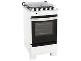 Fogão 4 Bocas Brastemp Clean BFO4 NAB - Acendimento Automático Branco