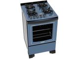 Fogão 4 Bocas Dako Azul com Grill - Dakolors DP4VTP-ZC0 4Q