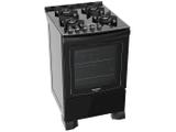 Fogão 4 Bocas Dako Preto Acendimento Automático - DAKO GLASS DP4VUP-PF0 4Q