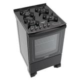 Fogão 4 bocas Dako Preto mesa de vidro Dako Turbo Glass - Bivolt