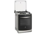 Fogão 4 Bocas Electrolux 52ERS de Embutir Inox - Timer Acendimento Automático