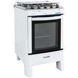 Fogao 4 bocas esmaltec agata com acendimento automatico total branco bivolt