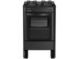 Fogão 4 Bocas Esmaltec Preto - Acendimento Automático Agata Glass