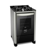 Fogão 4 Bocas Fischer Gran Cheff Acendimento Automático Silver