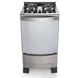 Fogão 4 Bocas Mueller Decorato Vetro Acendimento Automático Inox