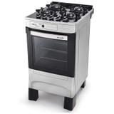 Fogão 4 Bocas Piacere Vetro Plus Automático Mueller Bivolt Inox